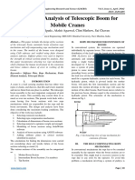 Design and Analysis of Telescopic Boom F