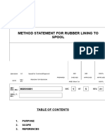 Method Statement For Rubber Lining