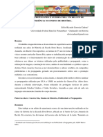 Publicidade, Propaganda e Guerra Fria. Um Relato de Experiência No Ensino de História