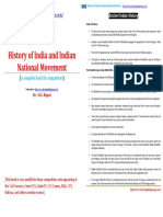 History of India and Indian National Movement PDF