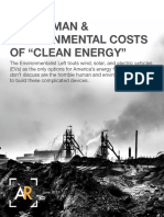 The Human & Environmental Costs of "Clean Energy"