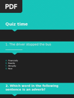 Quiz Time