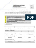 Solicitud de Autorización Del Programa Interno de Protección Civil PDF