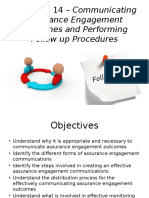 Assurance Engagement Outcomes and Performing Follow Up Procedures