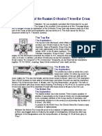 An Explanation of The Russian Orthodox Three-Bar Cross