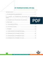 Lenguaje Transaccional en SQL