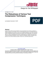 The Robustness of Various Test Compression Techniques