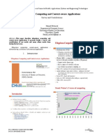 Ubiquitous Computing and Context-Aware Applications