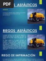 Riegos Asfálticos