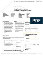 C - TADM55 - 74 - SAP Certified Technology Associate - System Administration (SAP HANA As A Database) With SAP NetWeaver 7.4 - SAP Training and Certification Shop