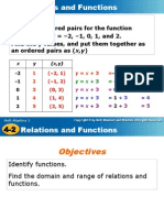 Relations and Functions