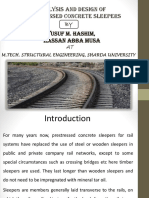 Analysis and Design of Pre-Stressed Concrete Sleepers BY Yusuf M. Hashim, Hassan Abba Musa