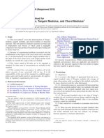 Young's Modulus, Tangent Modulus, and Chord Modulus: Standard Test Method For