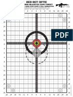 Red Dot 25yd Mod1 - 1 (Ar 15)