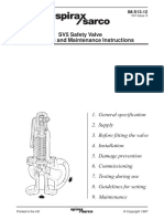 SV5 Safety Valve-Installation Maintenance Manual