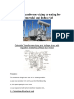 Select A Transformer Sizing or Rating For Commercial and Industrial