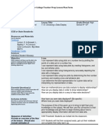 Unit: Lesson Title: Grade/Period:: Baker College Teacher Prep Lesson Plan Form