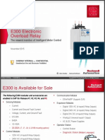 E300 Overload Relay Presentation - INTERNAL Long (Updated 11052015)