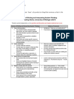 Observation About Eliciting and Interpreting Student Thinking - Jim F