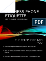 Business Phone EtiquetteMIS-OJT