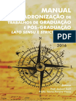 Manual para Padronizacao de Trabalhos de Graduacao e Pos-Graduacao - UniRV - Oficial 2016 PDF