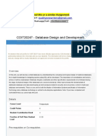 COIT20247 - Database Design and Development