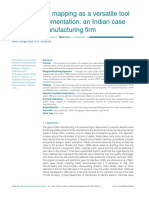 Value Stream Mapping As A Versatile Tool For Lean Implementation: An Indian Case Study of A Manufacturing Firm