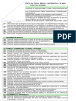 Matriz de Referência Da Prova Brasil