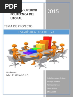 Proyecto de Estadistica Parcial 1 ESPOL