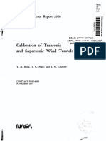 Calibration of Wind Tunnel PDF