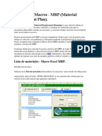 Excel MRP Macros