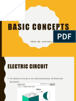 Basic Concepts: Prof. Dr. Mustafa K. Uyguroglu