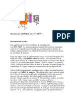 Demostración SRAM de La Serie TTL 74189