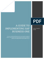 SAP Business One Implementation Guide