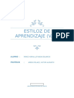 Estiloz de Aprendizaje (Vak) : Alumno: Profesor