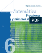 Fracciones y Numeros Decimales 6º Alumnos