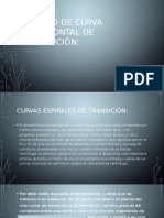 Diseño de Curva Horizontal de Transición