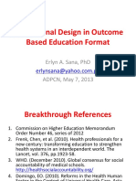 Instructional Design in Outcome Based Education