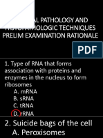 Prelim Lecture Exam Rationale