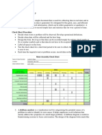 Checksheet, Fishbone, 5 Whys