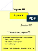 Rayonnements 3 FEZ Rayons X