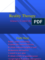 Reality Therapy: Glasser's Control Theory