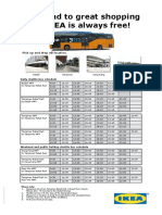 IKEA Tampines - A4 Shuttle Bus Schedule