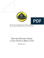 Getting Started With Lotus Vehicle Simulation