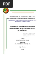 Determinación de Parámetros Técnicos para