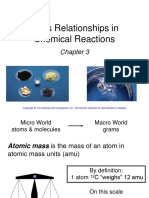 Mass Relationships in Chemical Reactions