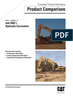 Product Comparison: Cat 330D L and 330C L Hydraulic Excavators