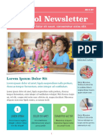 School Newsletter: Lorem Ipsum Dolor Sit