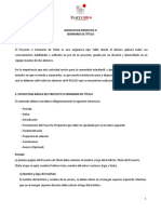 Instructivo Proyecto Titulo