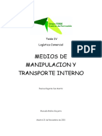 Medios de Manipulacion y Transporte Interno